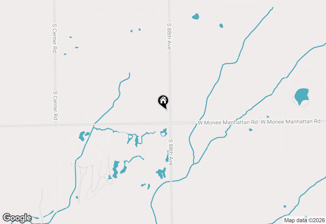 Map of 8838 W Manhattan Monee Road, Frankfort, IL 60423