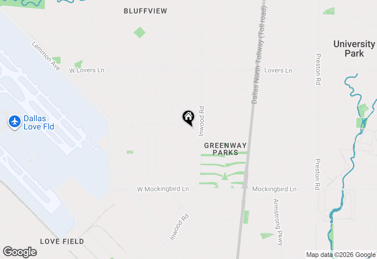 Map of 5112 Wateka Drive, Dallas, TX 75209