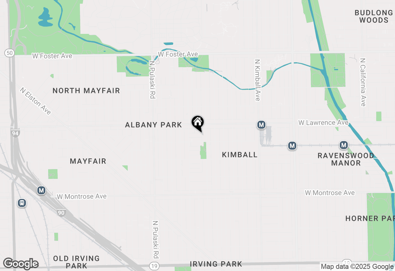 Map of (Address confidential), Chicago, Illinois 60625