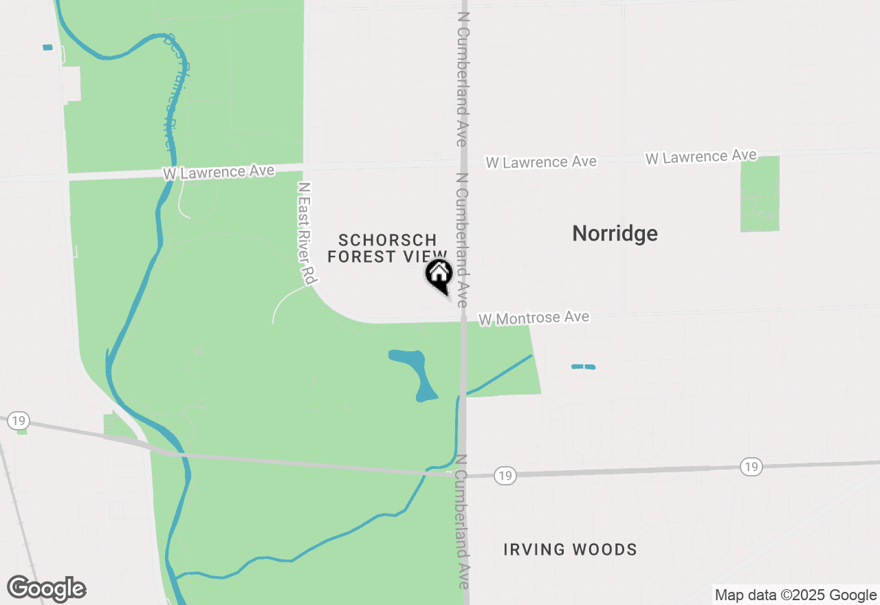 Map of 8434 W Brodman Avenue, Chicago, IL 60656