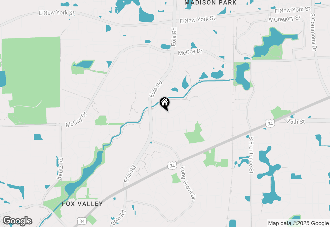 Map of 2940 Compton Road, Aurora, IL 60504