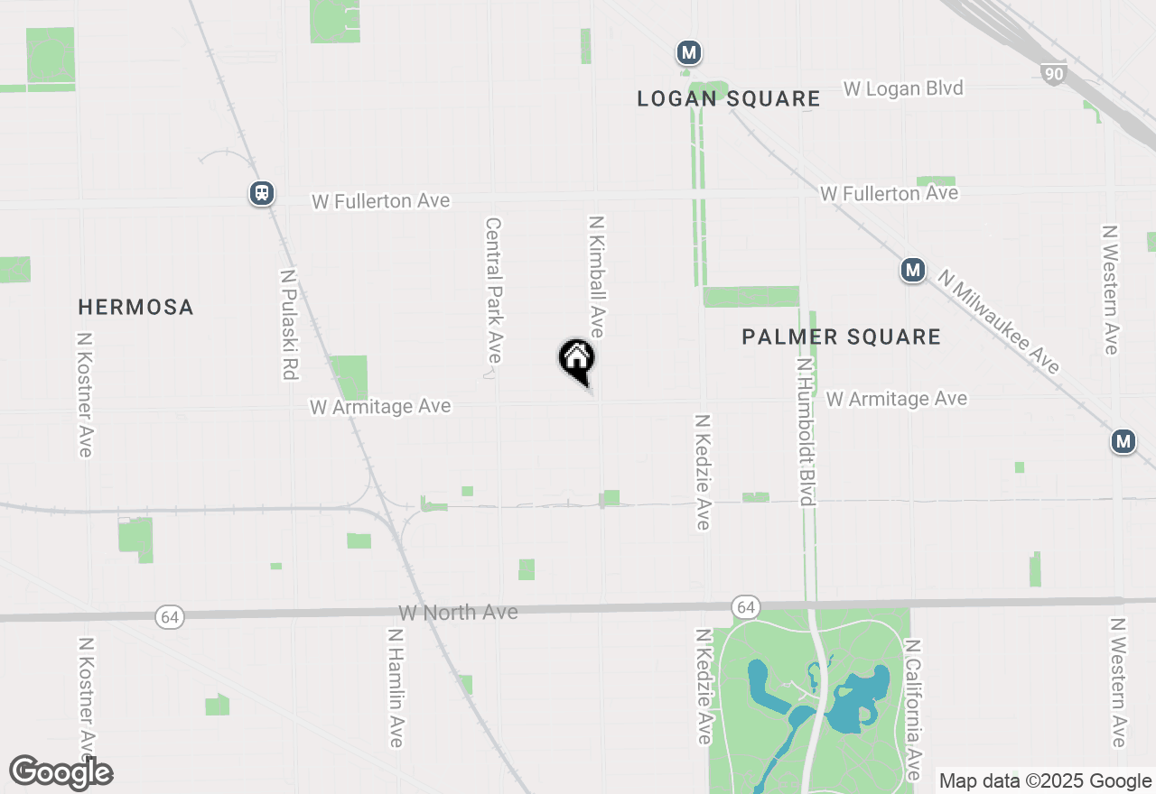 Map of 3424-26 W Armitage Avenue, Chicago, IL 60647