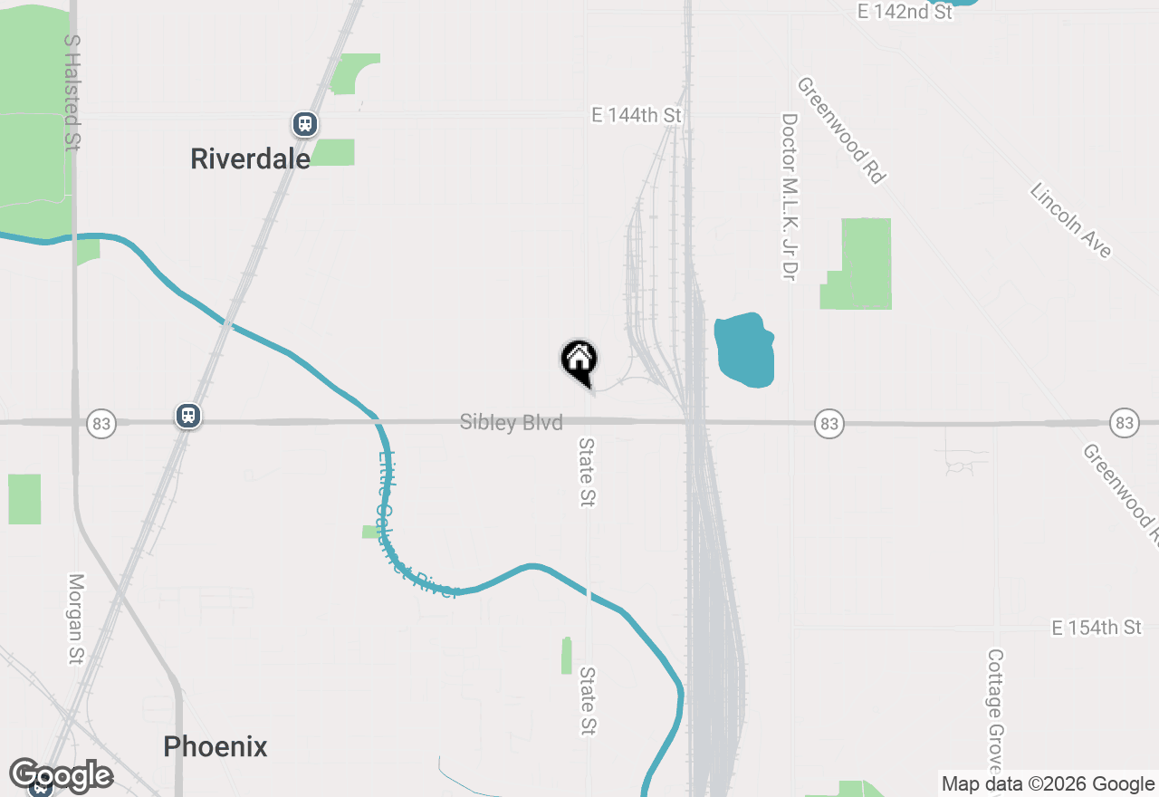 Map of 14924 Indiana Avenue, Dolton, IL 60419