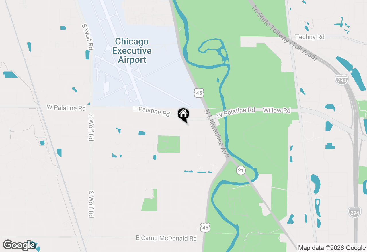 Map of 810 Piper Lane, Prospect Heights, IL 60070