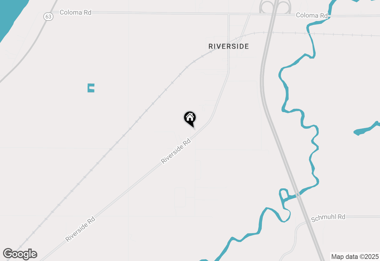 Map of 3392 Riverside Road, Benton Harbor, MI 49022