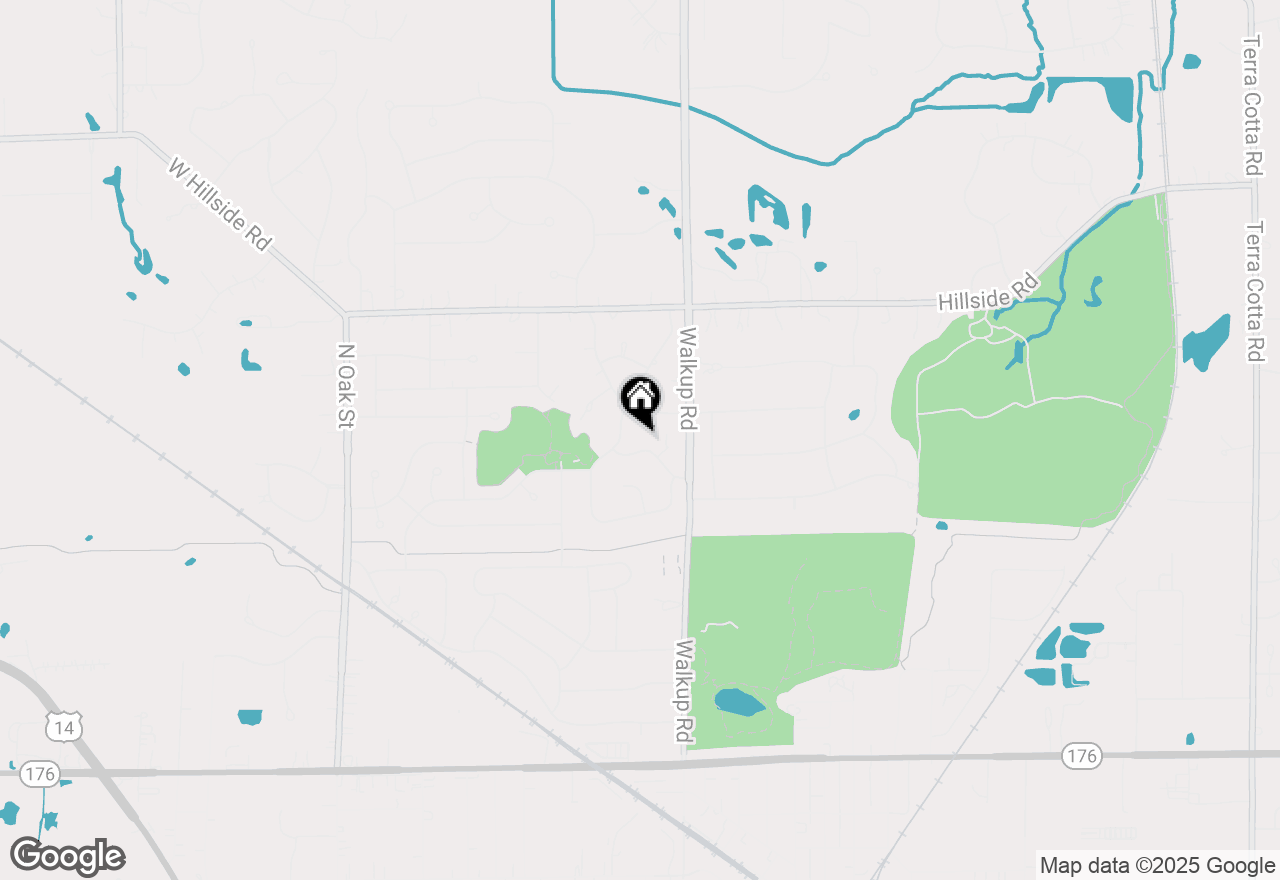 Map of 6412 Redbird Lane, Crystal Lake, IL 60012