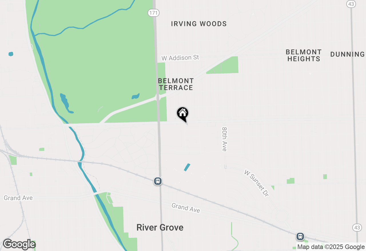 Map of 8245 W Belmont Avenue #4G, River Grove, IL 60171