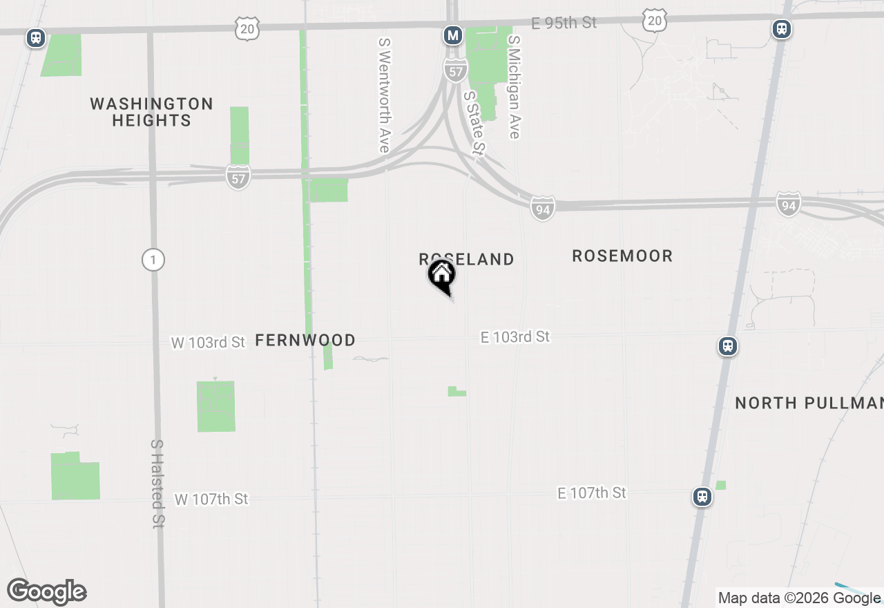 Map of 10204 S Lafayette Avenue, Chicago, IL 60628