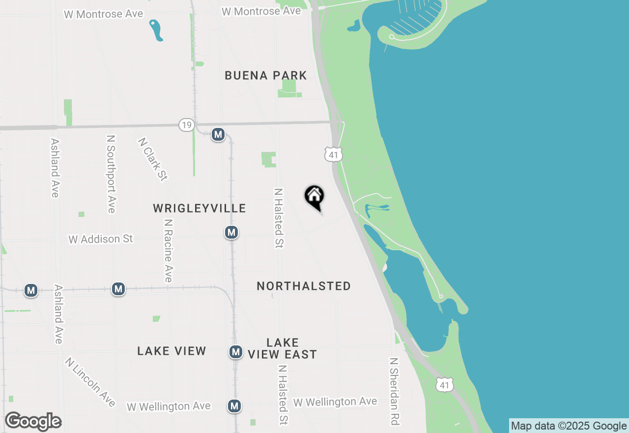 Map of 611 W Patterson Avenue #321, Chicago, IL 60613