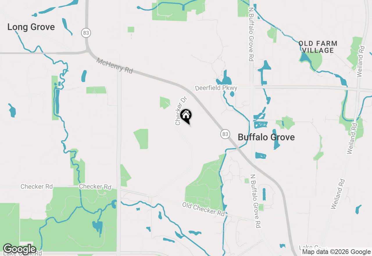 Map of 770 Silver Rock Lane, Buffalo Grove, IL 60089