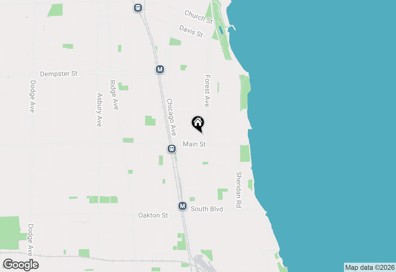 Map of 920 Judson Avenue #2, Evanston, IL 60202