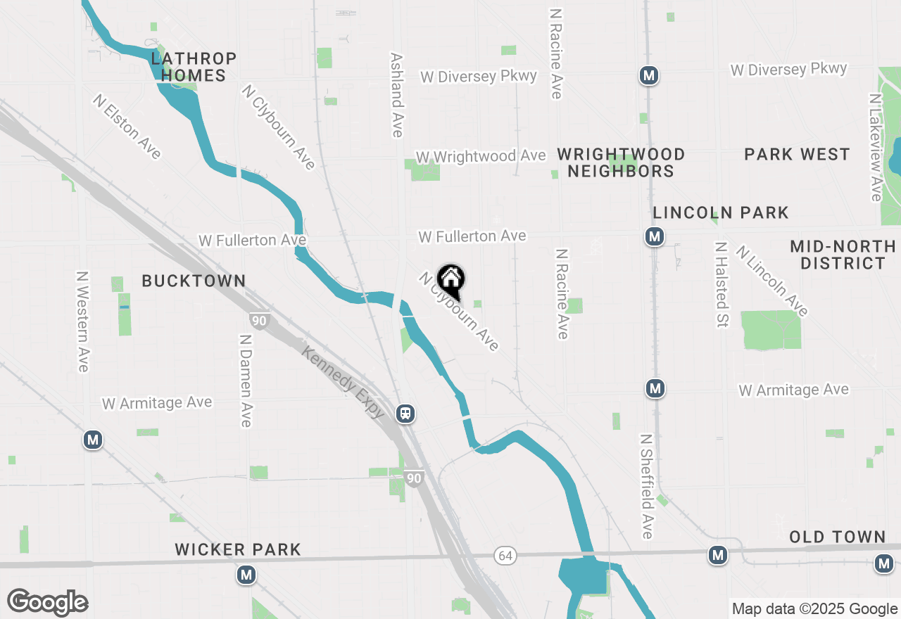 Map of 2212 N Clybourn Avenue, Chicago, IL 60614