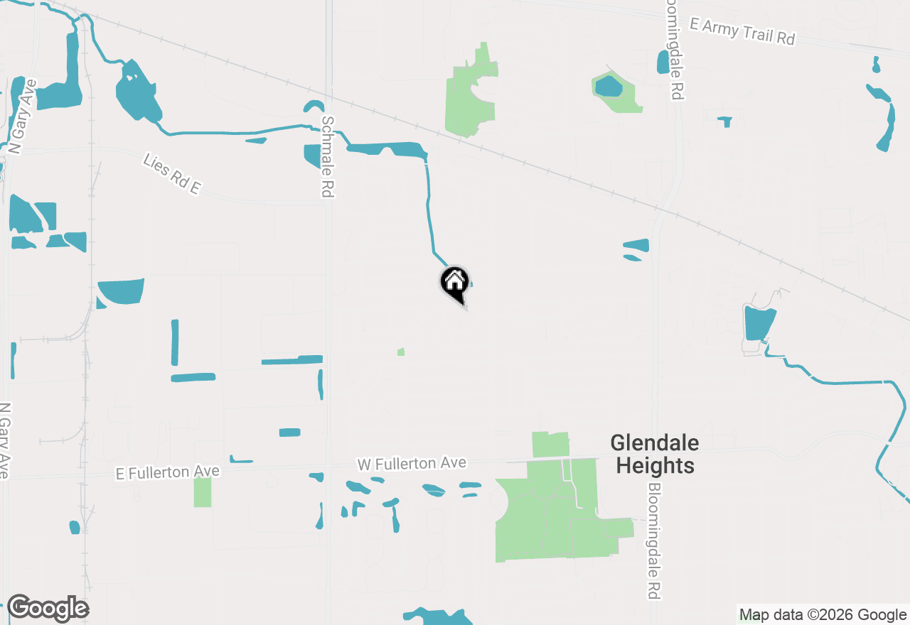 Map of 51 W Stevenson Drive, Glendale Heights, IL 60139