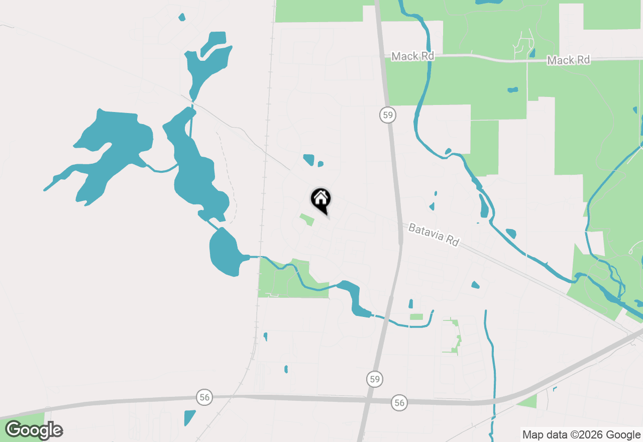 Map of 30W124 Wood Court, Warrenville, IL 60555