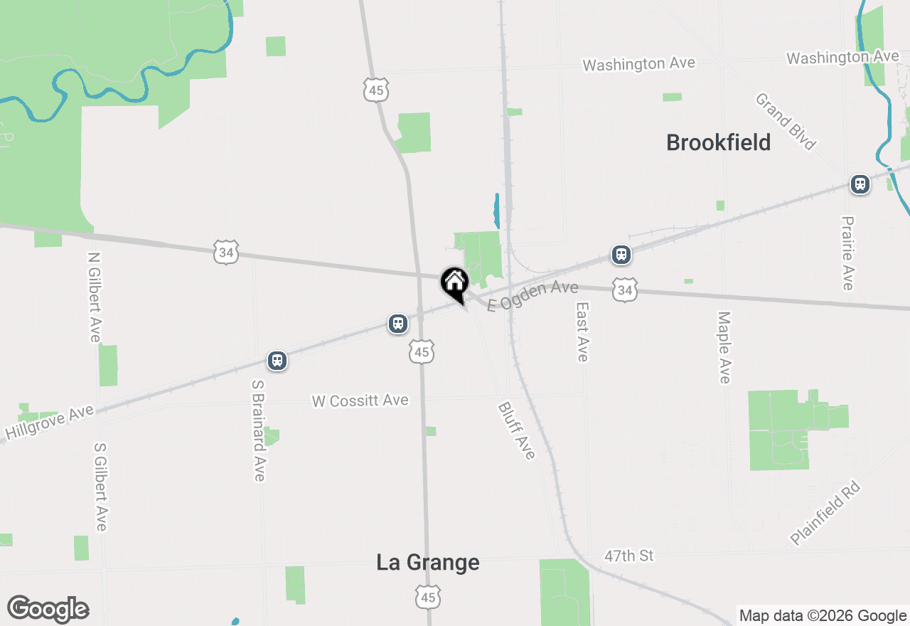 Map of 112 E Burlington Avenue #403, La Grange, IL 60525