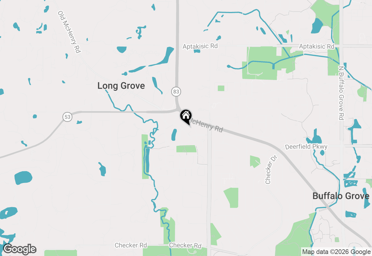 Map of 1217 Franklin Lane, Buffalo Grove, IL 60089