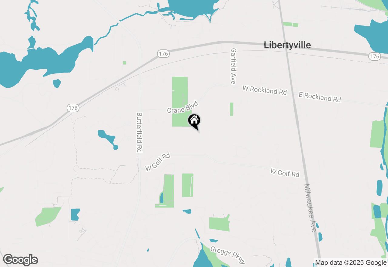 Map of 826 Crestfield Avenue, Libertyville, IL 60048