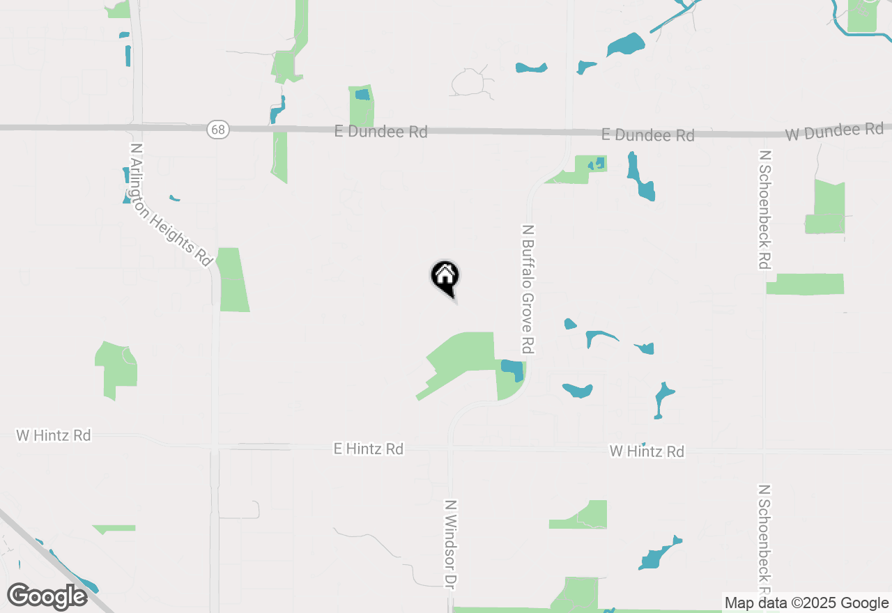 Map of 1338 E Best Drive, Arlington Heights, IL 60004