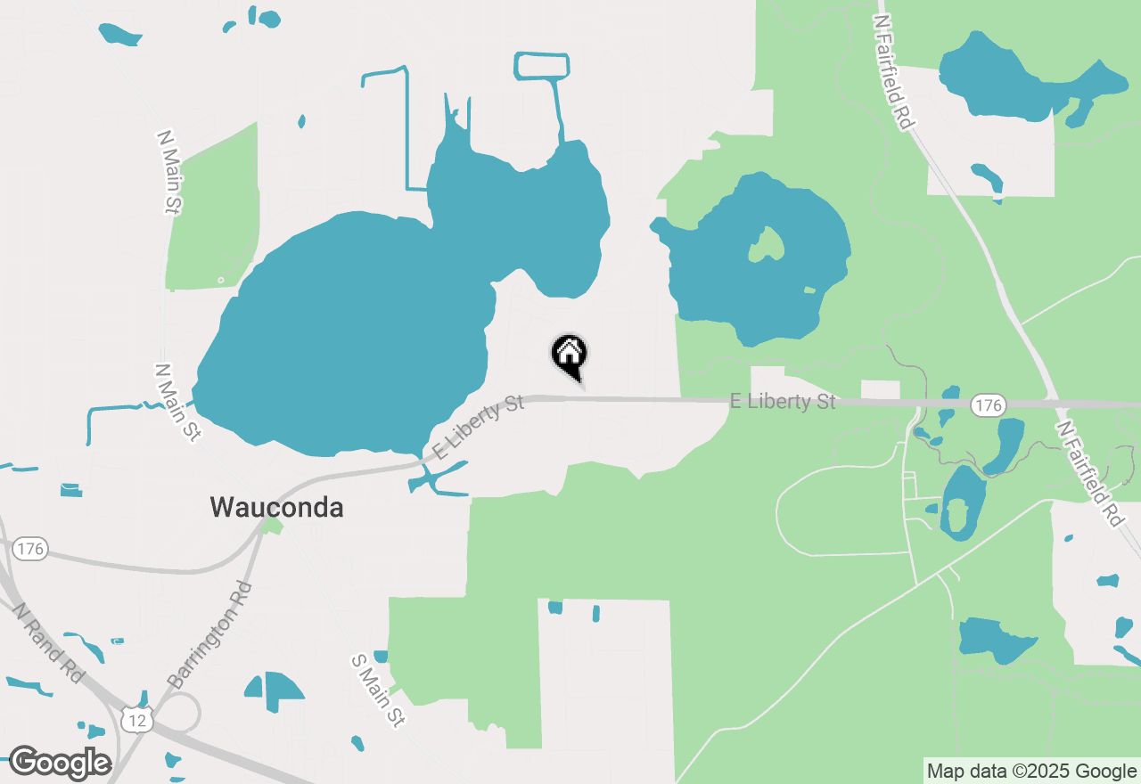 Map of 400 Hill Court, Wauconda, IL 60084