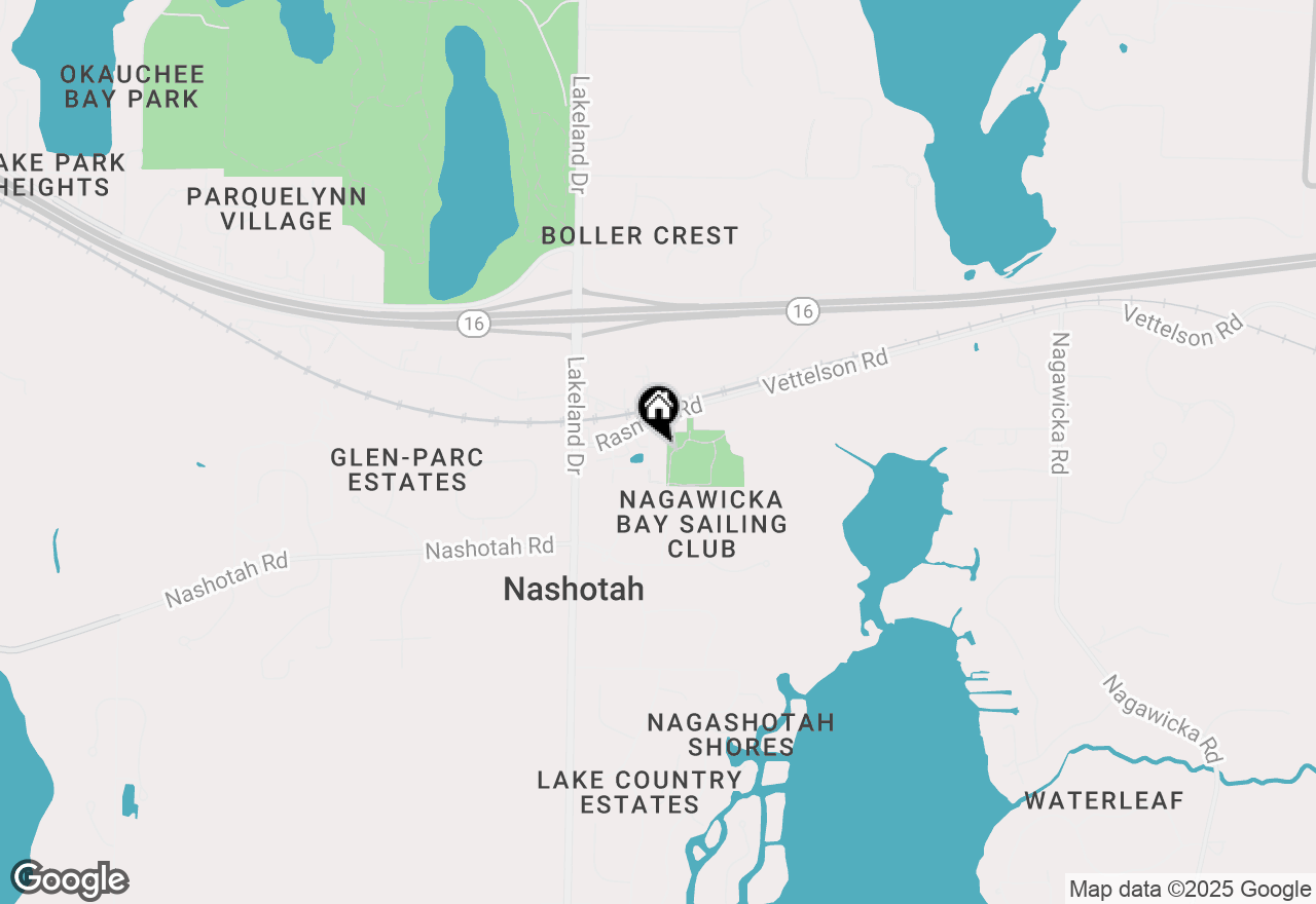 Map of N43W32821 Rasmus Rd, Nashotah, WI 53058
