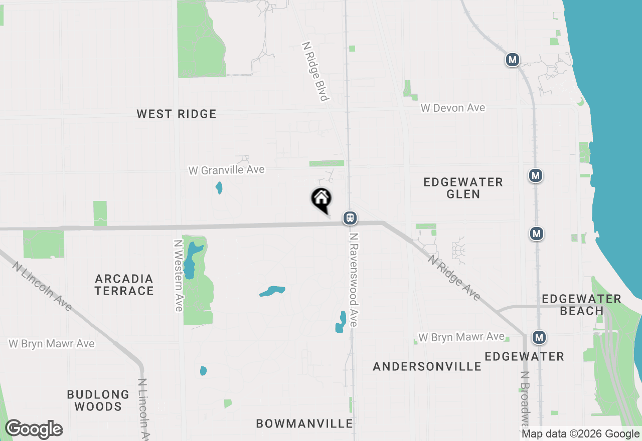 Map of 1900 W Peterson Avenue, Chicago, IL 60660