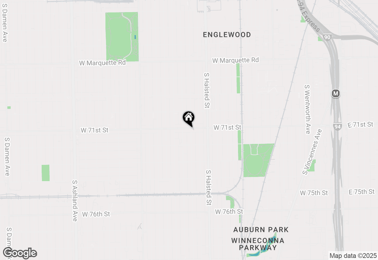 Map of 903 W 71st Street, Chicago, IL 60621