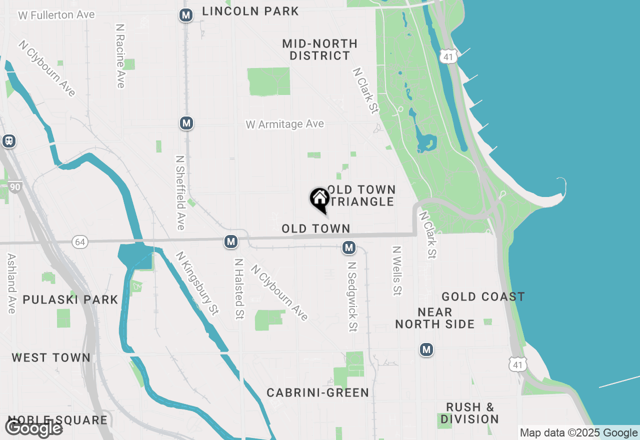 Map of 1636 N Cleveland Avenue, Chicago, IL 60614
