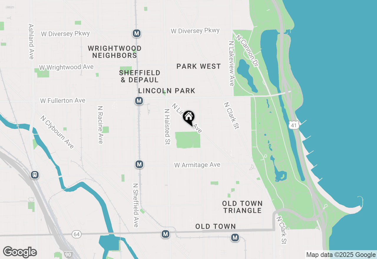 Map of 642 W Webster Avenue #2, Chicago, IL 60614