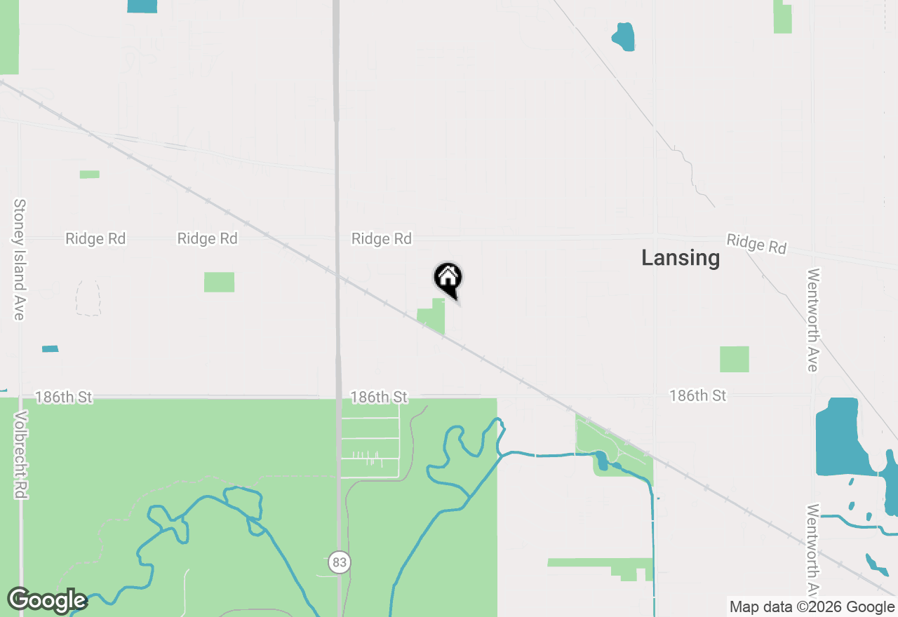 Map of 18318 Exchange Avenue #2F, Lansing, IL 60438