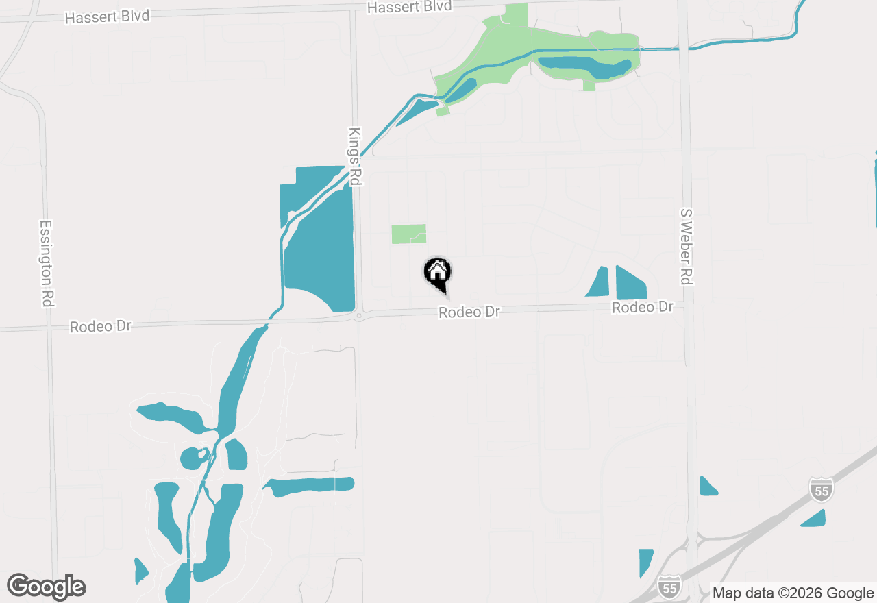 Map of 1587 Arlington Street, Bolingbrook, IL 60490