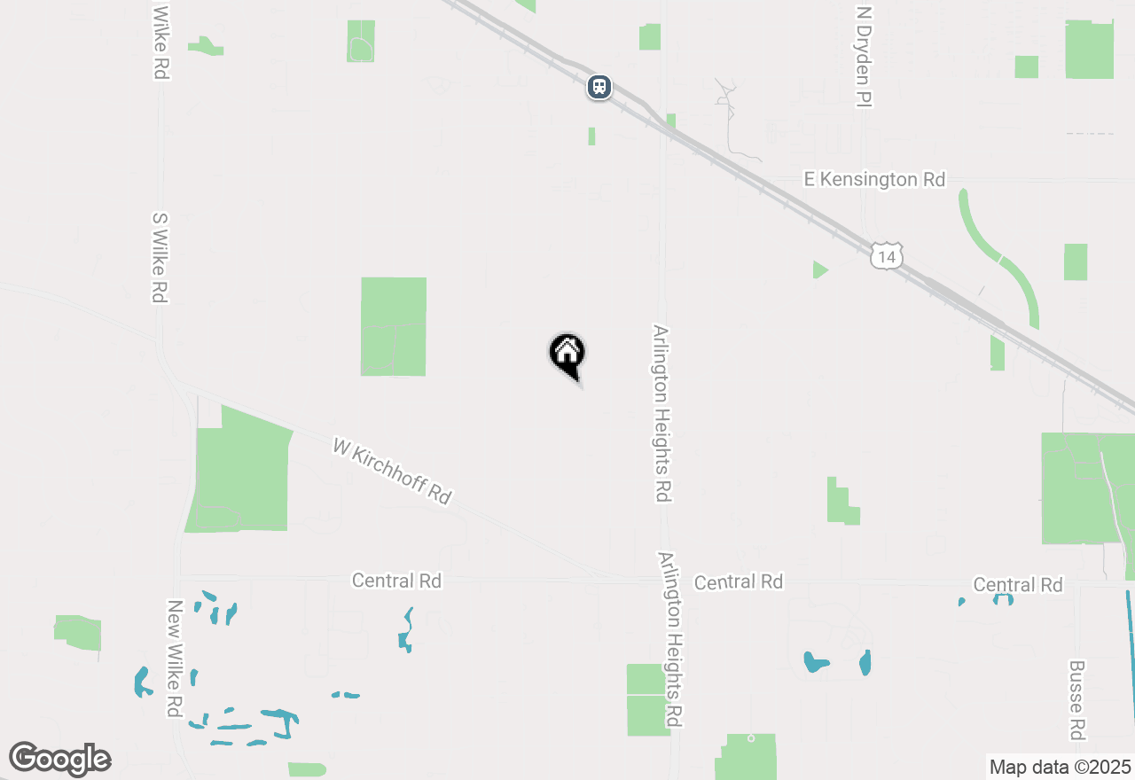 Map of 609 S Highland Avenue, Arlington Heights, IL 60005