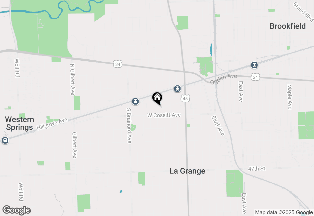 Map of 38 S Kensington Avenue #04, La Grange, IL 60525
