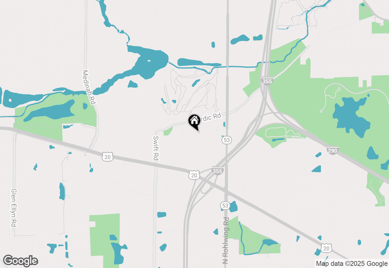 Map of 21W181 North Lane, Itasca, IL 60143