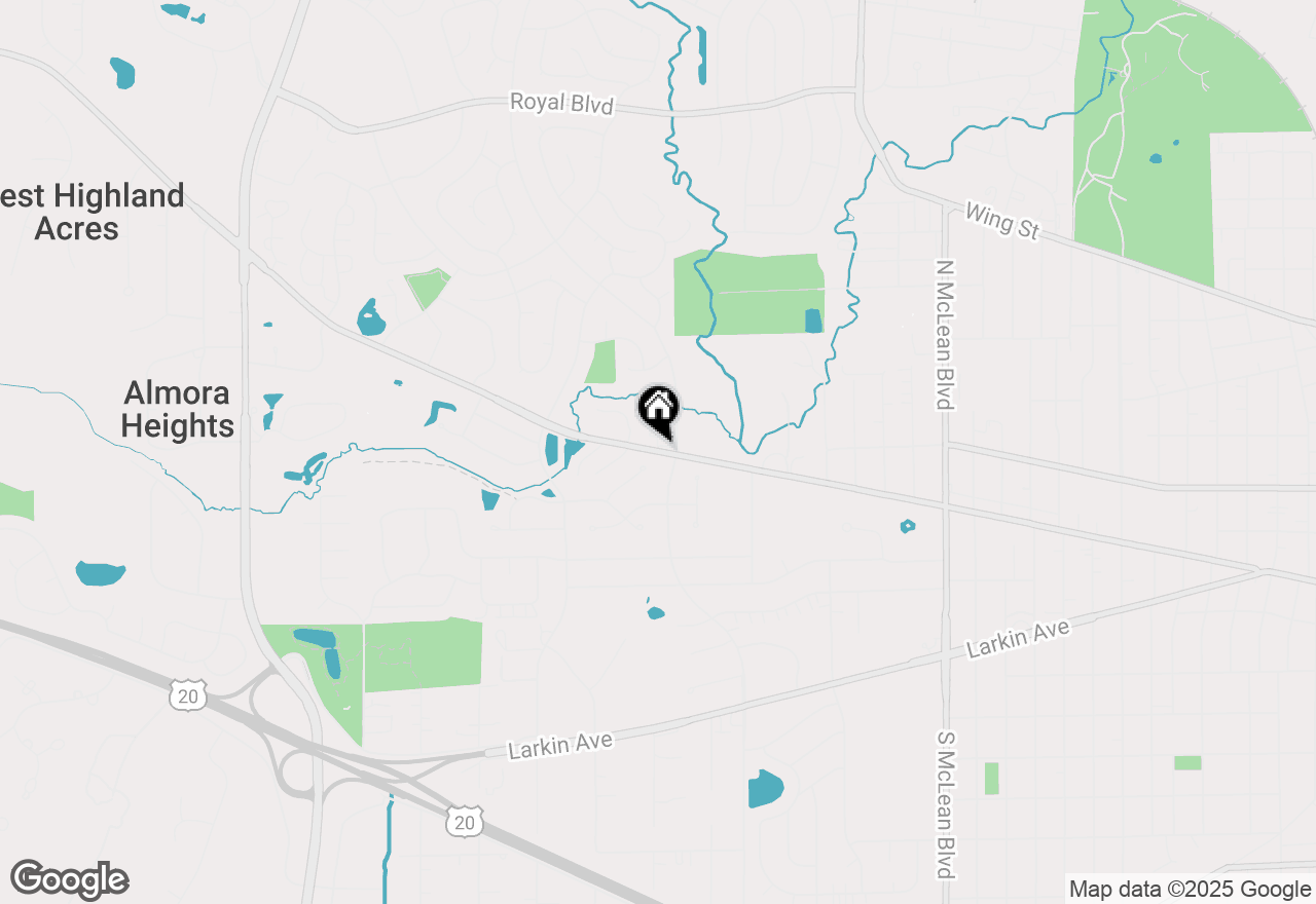 Map of 1840 W Highland Avenue #E-104, Elgin, IL 60123