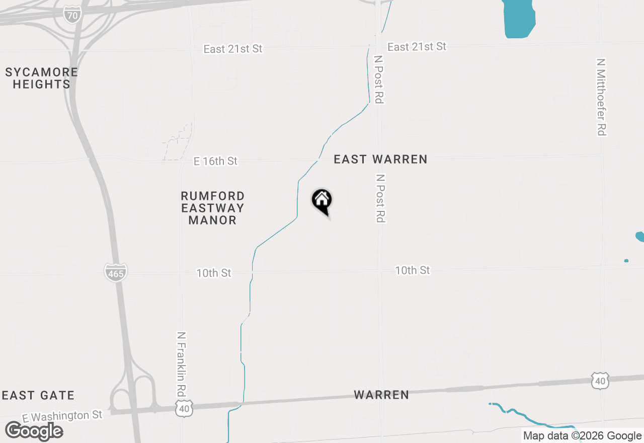 Map of 1231 N Harbison Avenue, Indianapolis, IN 46219