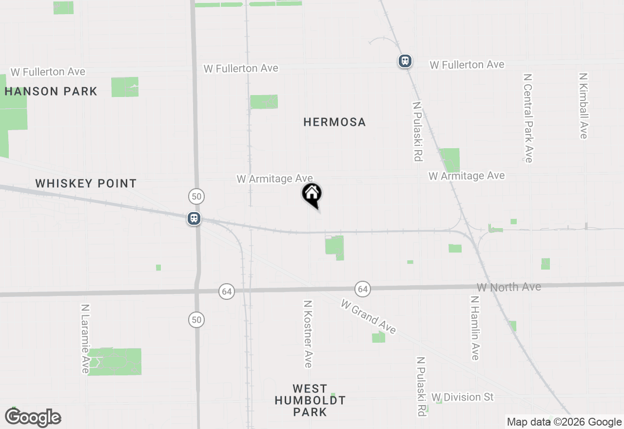 Map of 1839 N Kostner Avenue, Chicago, IL 60639