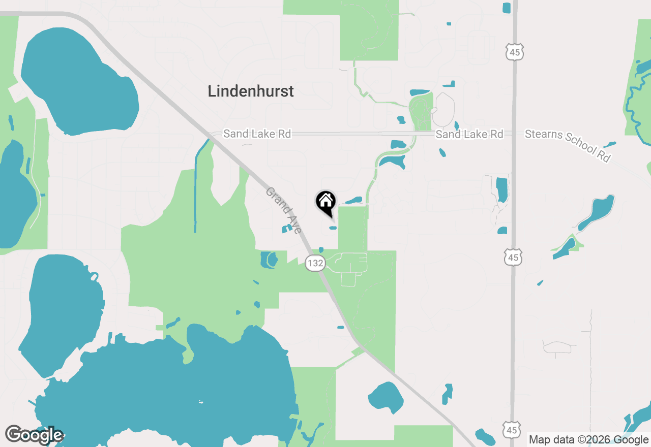 Map of 543 Sparrow Court, Lindenhurst, IL 60046