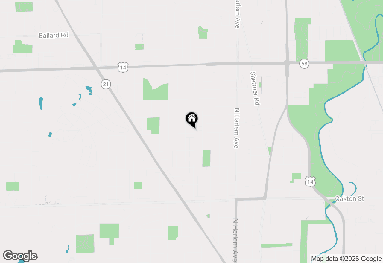 Map of 8400 N Osceola Avenue, Niles, IL 60714