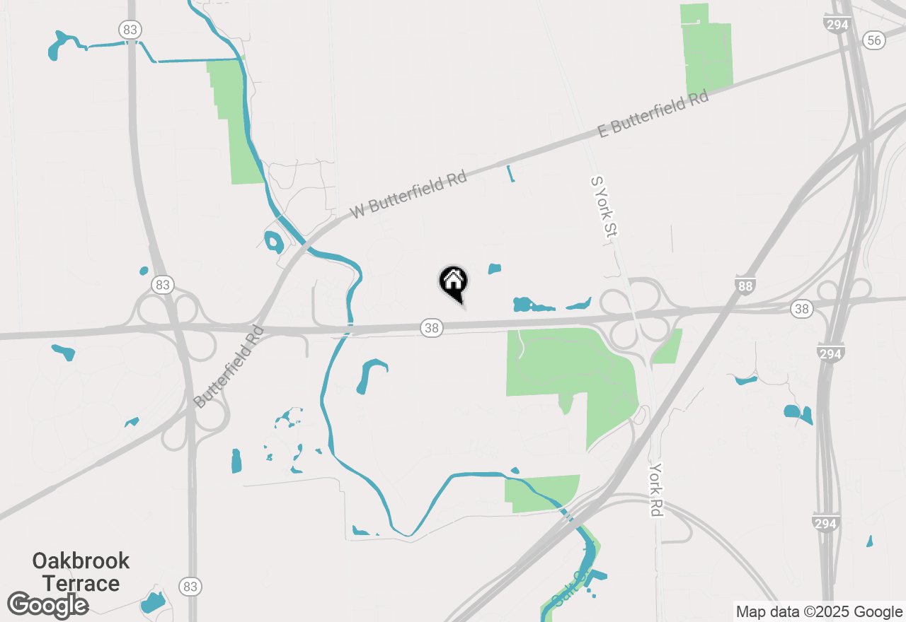 Map of 175 W Brush Hill Drive #404, Elmhurst, IL 60126