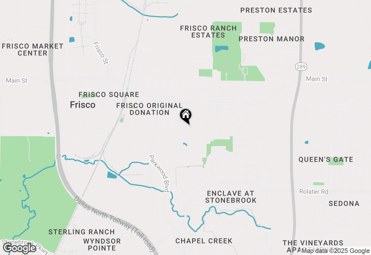 Map of 8600 S County Road, Frisco, TX 75034