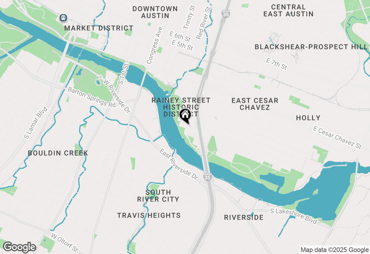 Map of 44 East Ave #2606, Austin, TX 78701