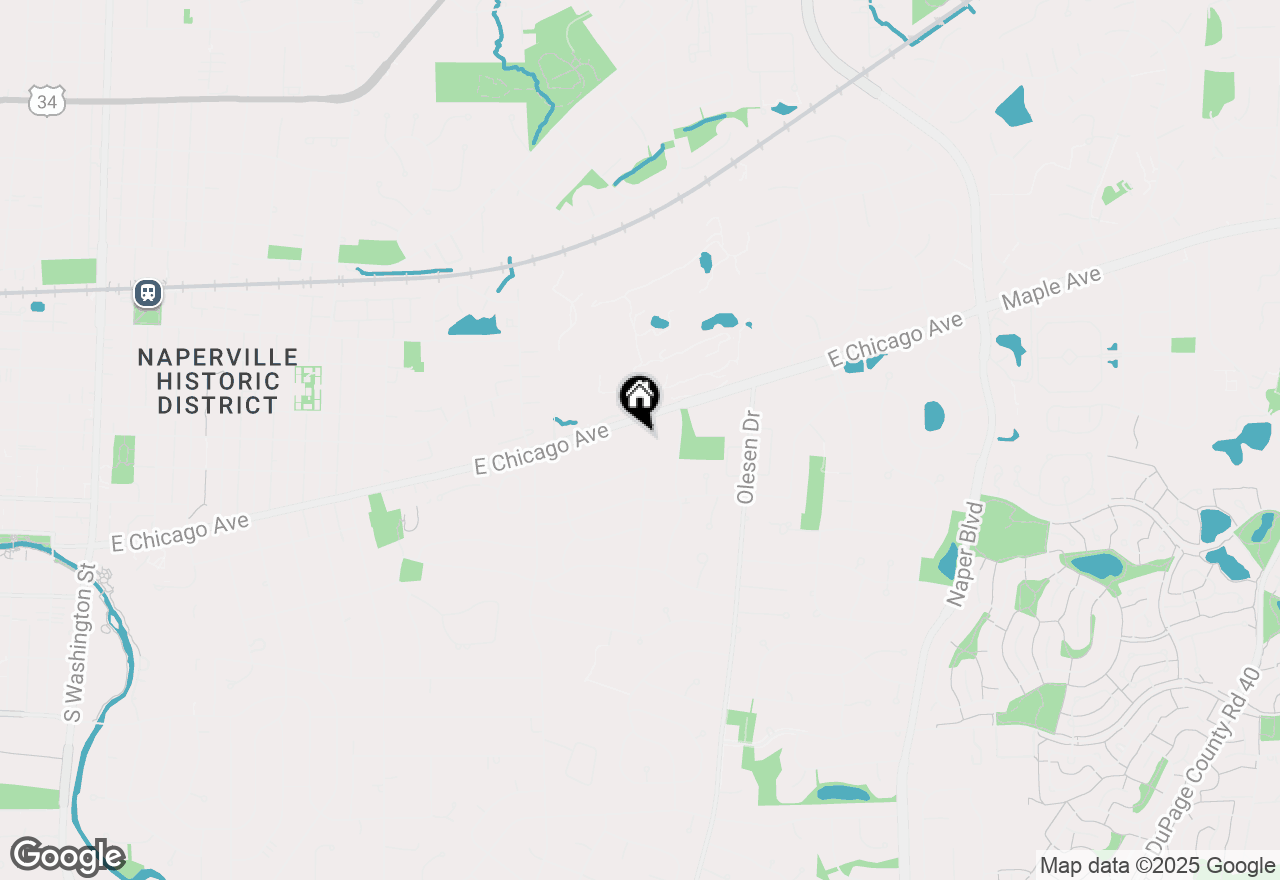 Map of 1172 E Chicago Avenue, Naperville, IL 60540