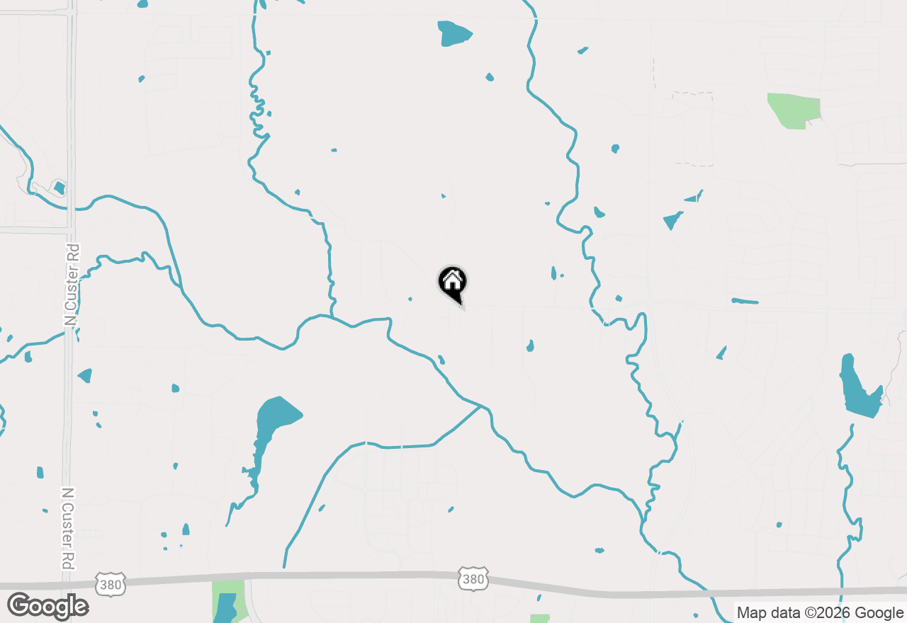 Map of 6904 Town Bridge Road, Mckinney, TX 75071