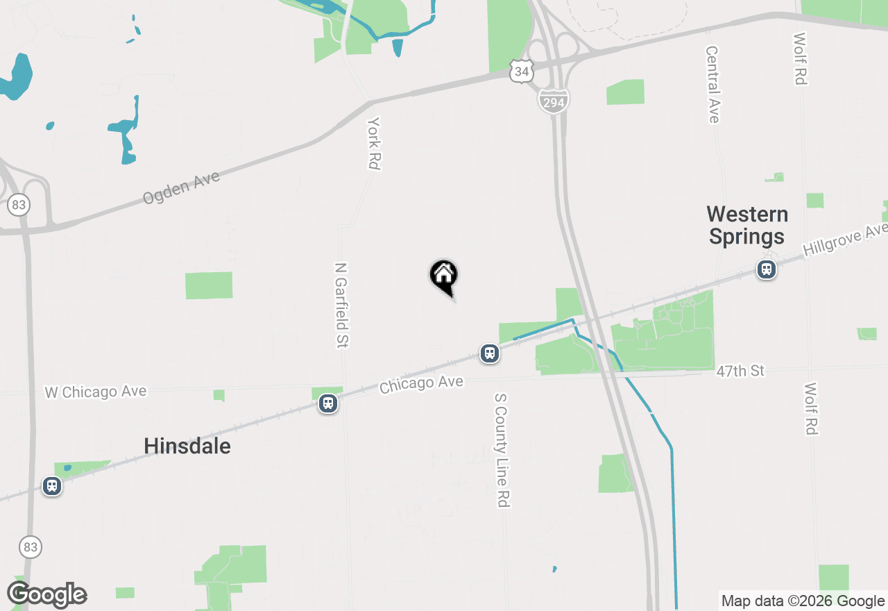 Map of 355 Flagg Court, Hinsdale, IL 60521