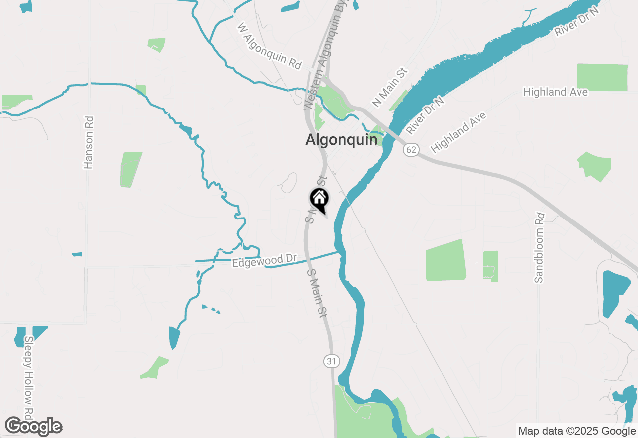 Map of 32 Jayne Street, Algonquin, IL 60102