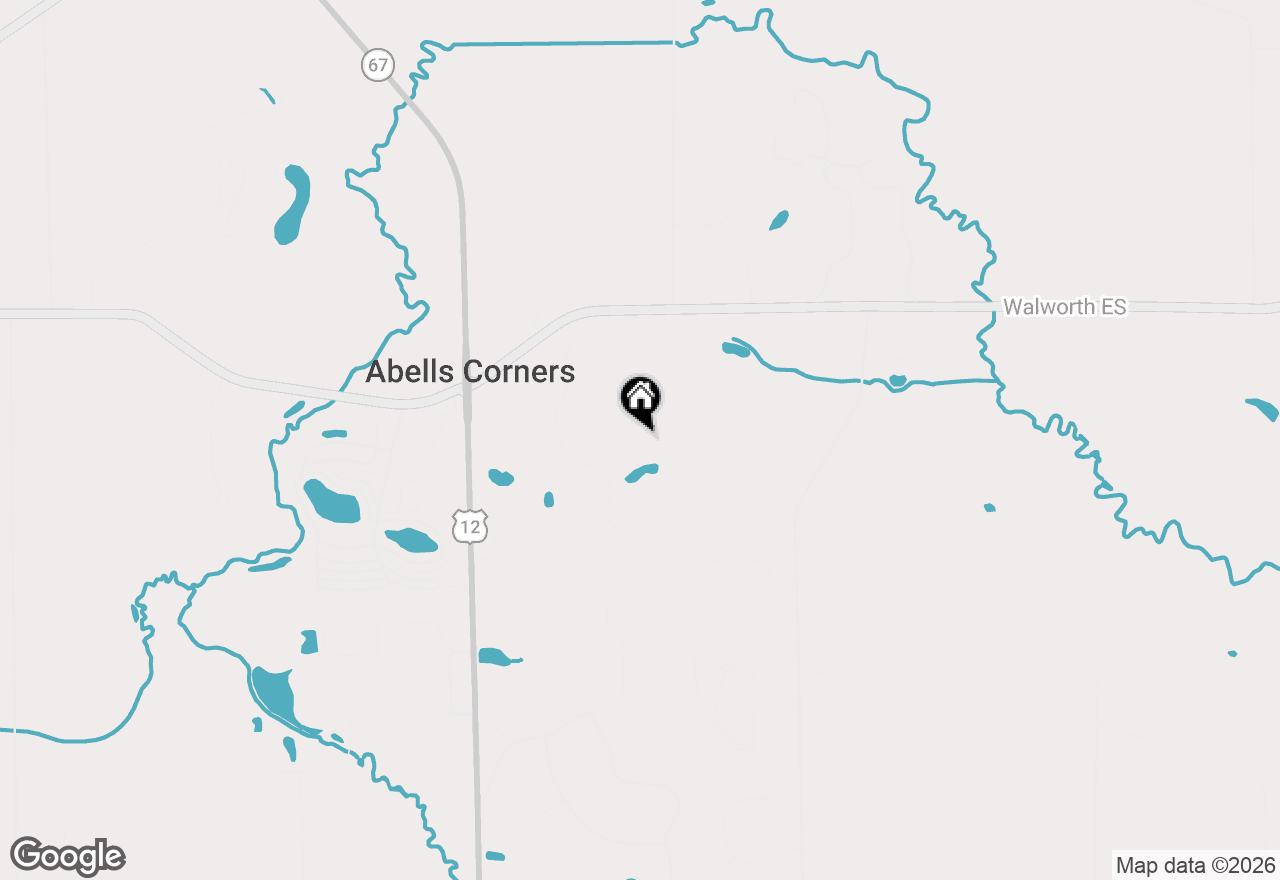 Map of N6372 Tamarack Ridge Rd, Elkhorn, WI 53121