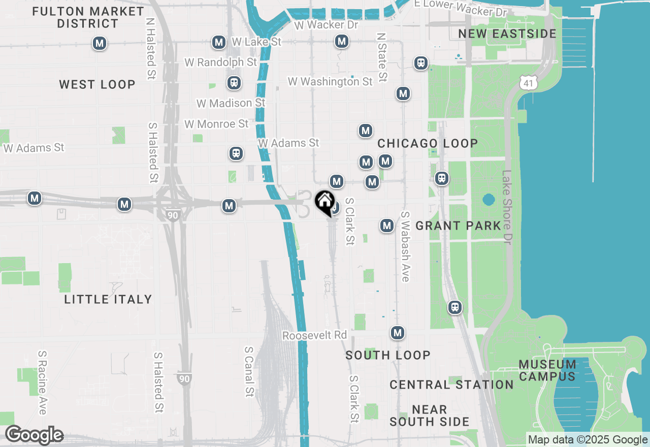 Map of 161 W Harrison #1007, Chicago, IL 60605