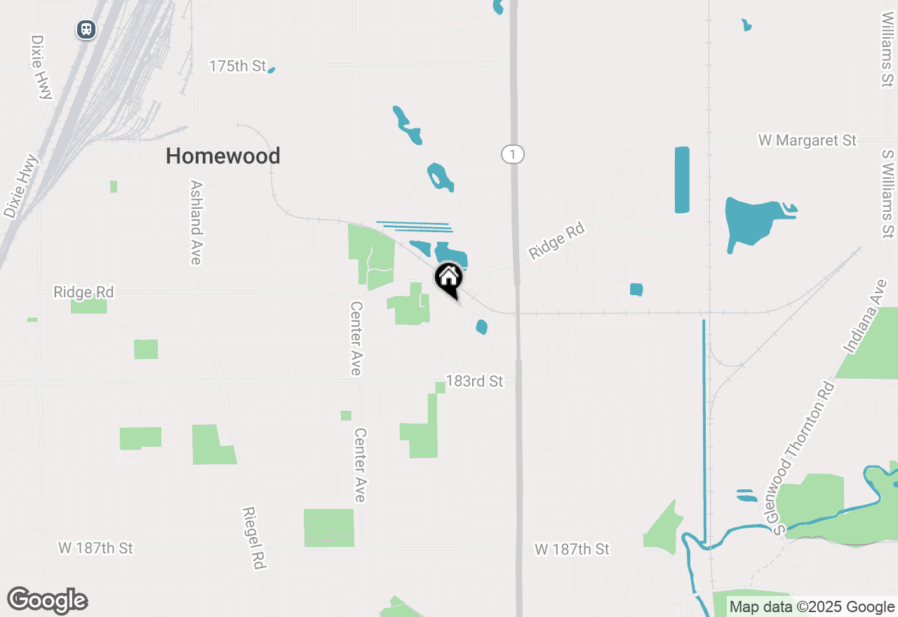 Map of 936 Olive Road #A1, Homewood, IL 60430