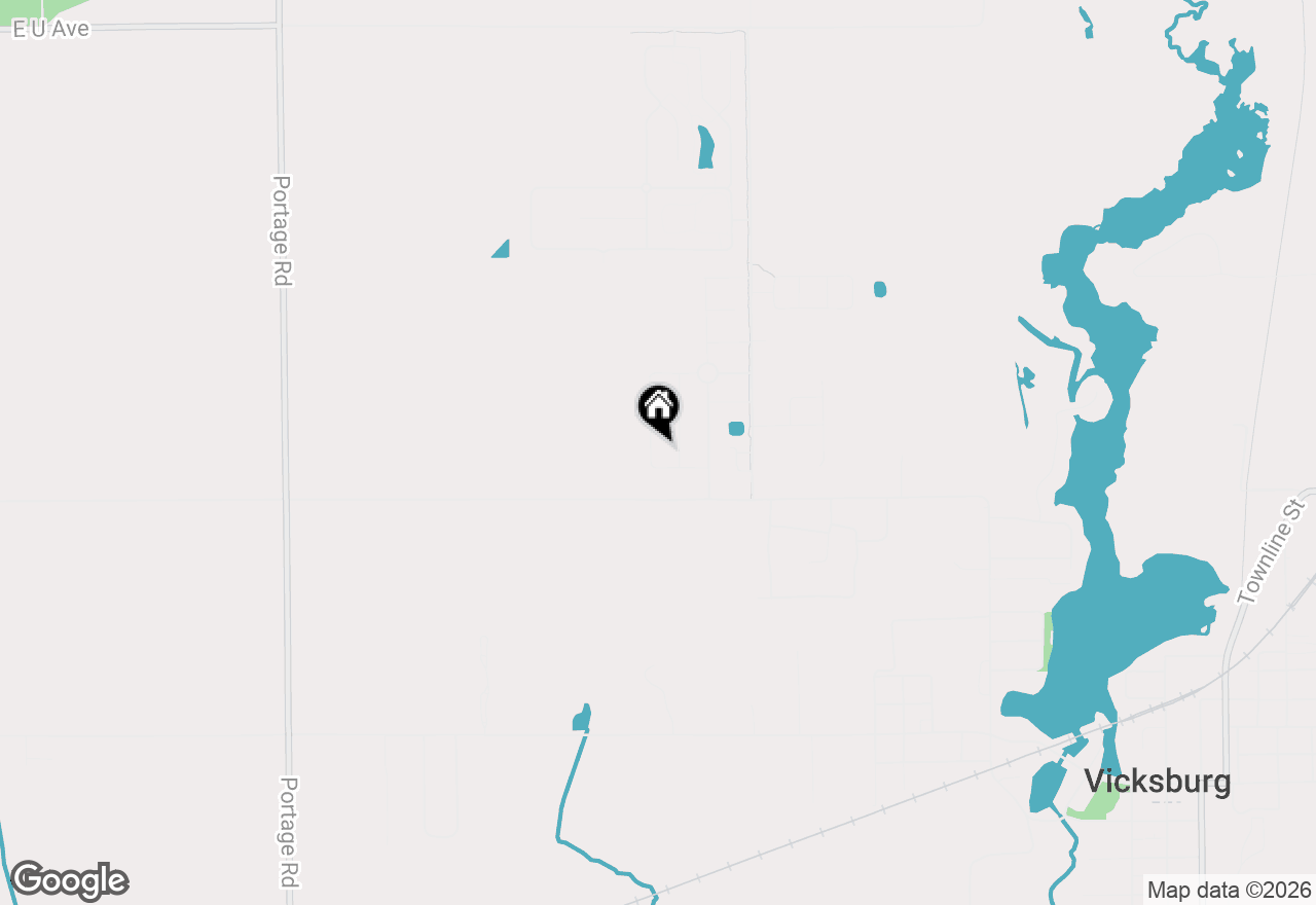 Map of 1109 Meadowsweet Lane, Vicksburg, MI 49097