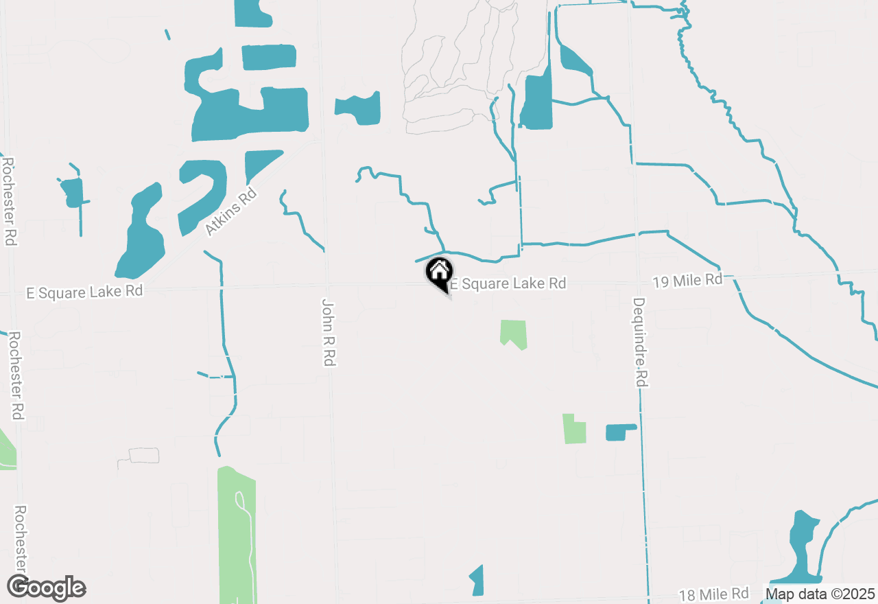 Map of 2370 Topaz Drive, Troy, MI 48085